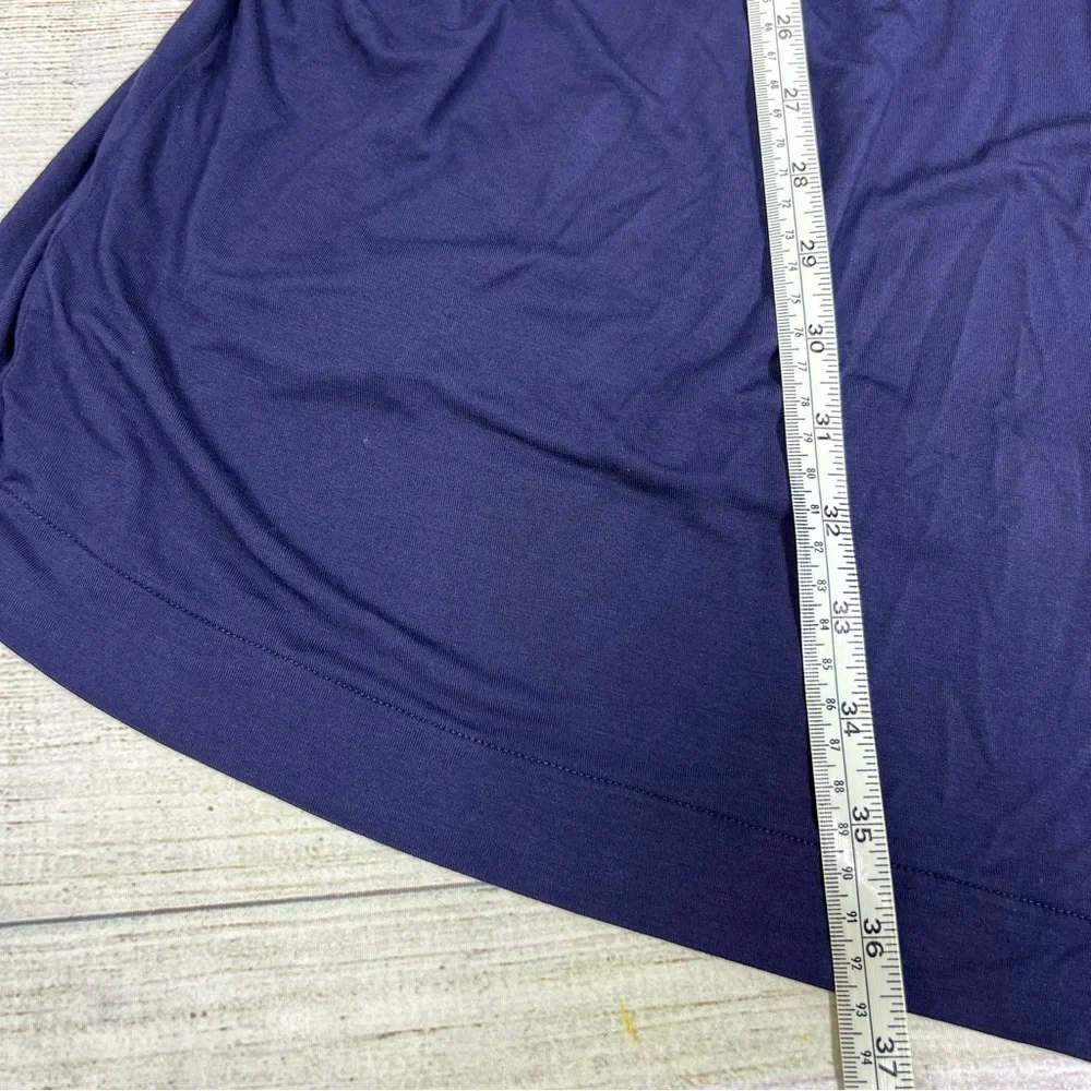Savage X Fenty Robe A Peek Behind The Lace Short Wide Sleeve Navy Blue Size M/L